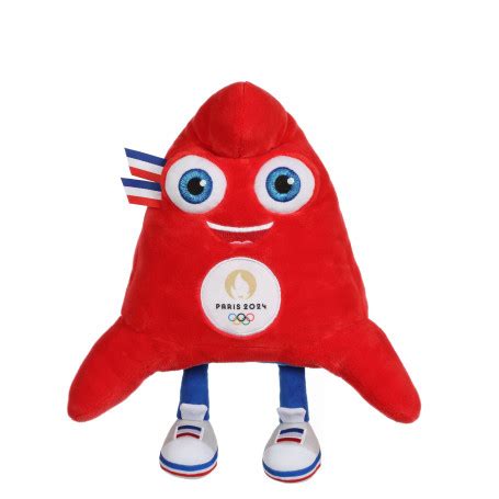 Peluche Mascotte Jeux Olympiques Paris 2024 - 24 cm assise