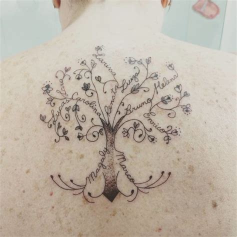 Tree of Life Tattoo: 80 ideas for all styles in 2020 | Family tree ...