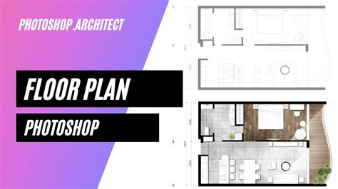 Rendering an architectural FLOOR PLAN - YouTube