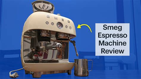 Smeg Manual Espresso Machine with Frother and Coffee Grinder Review - YouTube