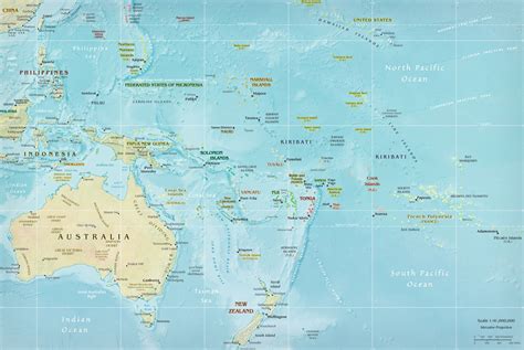 OCEANÍA - MAPAS GEOGRÁFICOS DE OCEANÍA - Mundo Hispánico™