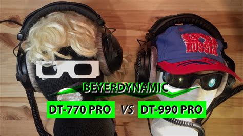 Beyerdynamic DT 770 PRO vs DT 990 PRO - YouTube