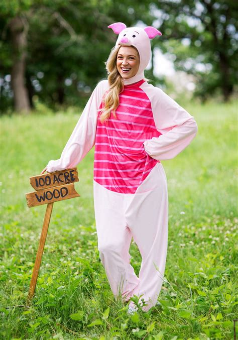 Winnie the Pooh Piglet Deluxe Costume for Adults