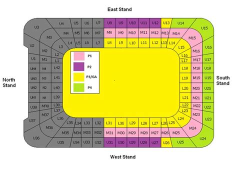 Principality Stadium Layout