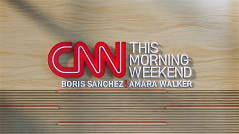 HD | Intro of CNN This Morning - Weekend with Boris Sanchez and Amara ...