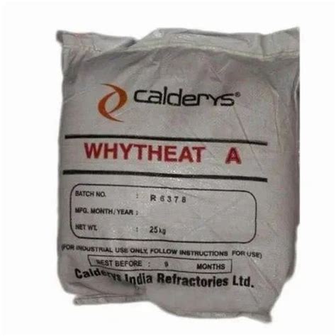 Powder White Calderys Whytheat A Insulating Castables, For Boiler ...