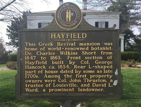 Hayfield | Historic Louisville Guide