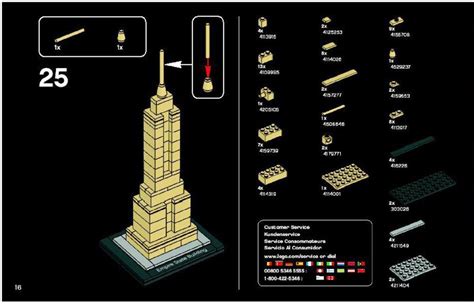 Lego architecture set, Lego architecture, Building instructions