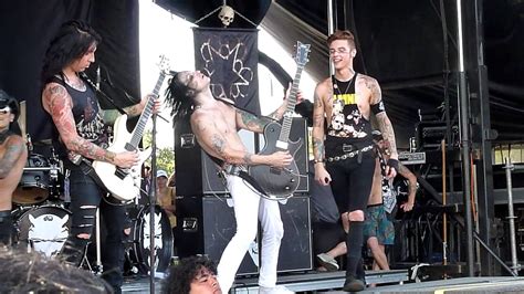 Black Veil Brides - Fallen Angels - Live 8-3-13 Vans Warped Tour - YouTube