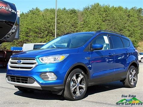 2018 Lightning Blue Ford Escape SEL #123422160 | GTCarLot.com - Car Color Galleries