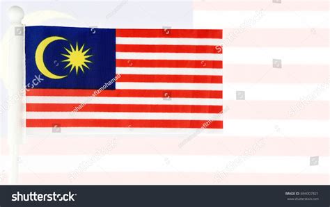 Malaysia Flag Known Jalur Gemilang Wave Stock Photo 694007821 | Shutterstock