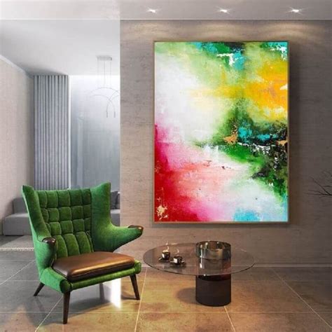 Quadro Abstrato: Saiba Como Usar +67 Modelos Lindos | Arte para sala de estar, Quadros abstratos ...