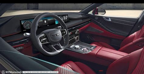 Genesis G80 Facelift Interior Rendering - Korean Car Blog