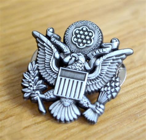 United States Eagle Military emblem lapel hat pin – Vintage Semi-Truck ...