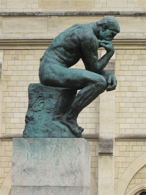 The Thinker Bronze Sculpture free image download