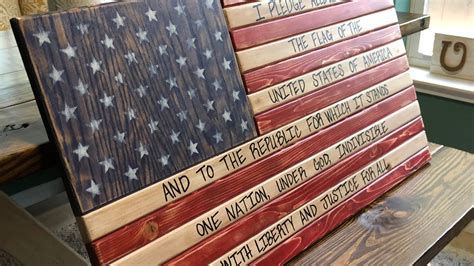 Build Wooden American Flag : Diy Wooden American Flag - I started out ...