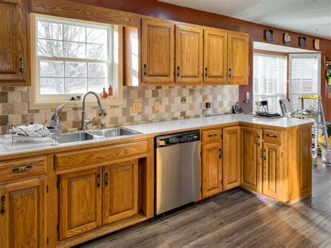 Gray Glaze Over Honey Oak Cabinets | Cabinets Matttroy