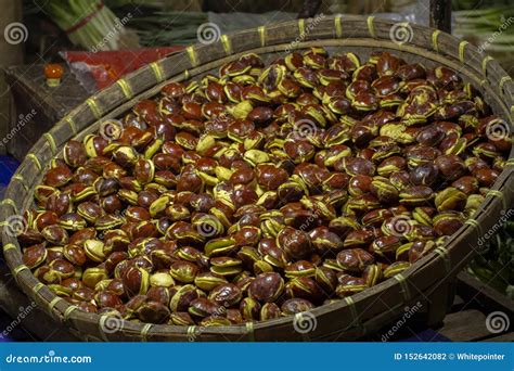 A Whole Tray of Stinky Beans in Traditional Market Stock Photo - Image ...