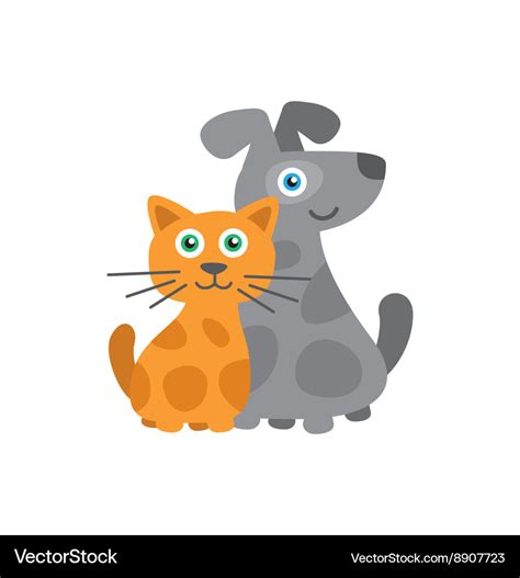 Cat and Dog Royalty Free Vector Image - VectorStock