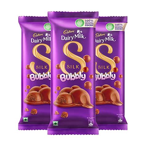 Cadbury Dairymilk Silk Bubbly 120gm(3pcs) – ShotejBazar