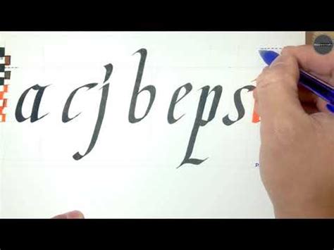 Italic Calligraphy Tutorial| Italic Calligraphy for Beginners ...