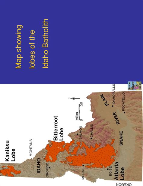 [PDF] - Idaho Batholith Map showing lobes of the Geologic map of parts of PDF Document - 727699