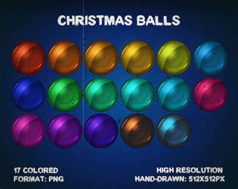 Free Christmas balls [Pack] | OpenGameArt.org