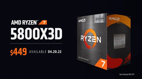 AMD ประกาศราคาและวันจำหน่าย AMD Ryzen 7 5800X3D | Thaiger ข่าวไทย