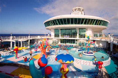 The kids can splash and play in the H2O Zone Water Park aboard Freedom of the Seas.