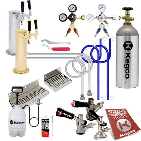 Kegco Custom Double Product Kegerator Conversion Kit | BeverageFactory.com