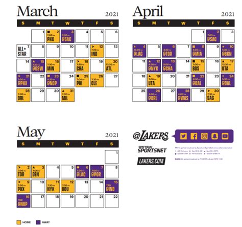 NBA: Los Angeles Lakers Second Half Schedule revealed