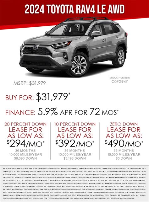 Toyota Lease Deals Special Offers and Finance Offers Available at ...