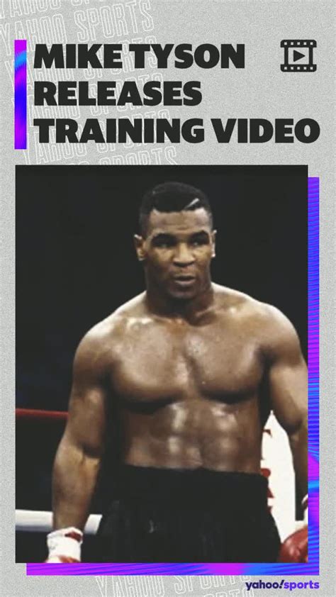 Mike Tyson shows off skills in training video ahead of comeback - Yahoo Sports