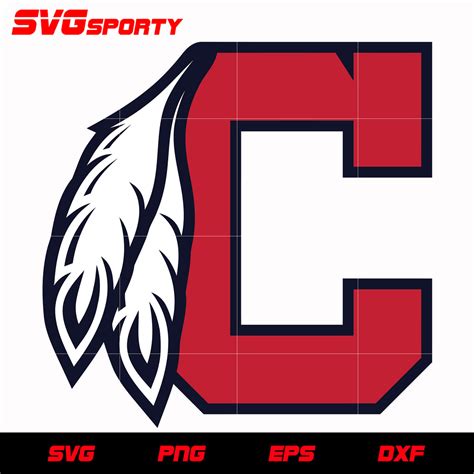 Cleveland Indians Logo 2 svg, mlb svg, eps, dxf, png, digital file for – SVG Sporty