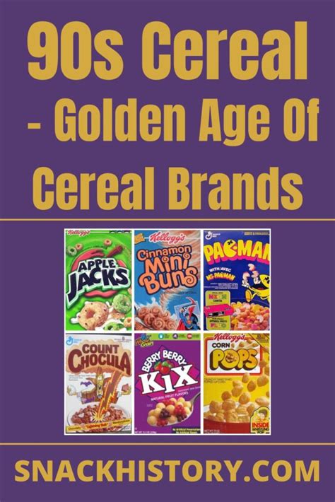 90s Cereal - Golden Age Of Cereal Brands - Snack History