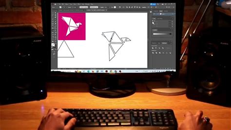 how to make Bikash Logo arts// illustrator with Graphics design course - YouTube