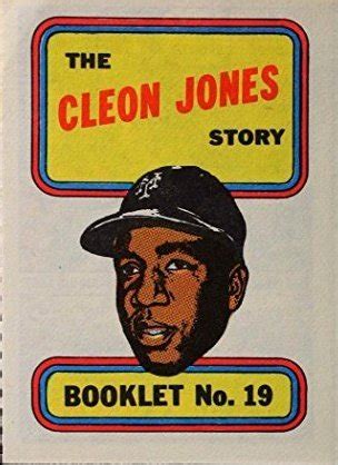 Cleon Jones Mets Topps Baseball Cards Thru the Years