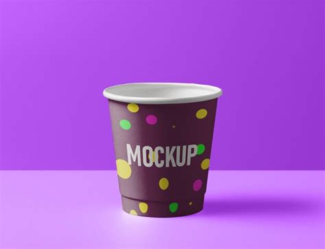 Premium PSD | Paper cup mockup psd