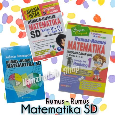 Jual Rumus Rumus Matematika SD | Shopee Indonesia