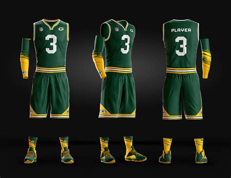 Basketball Uniform Jersey PSD template on Behance