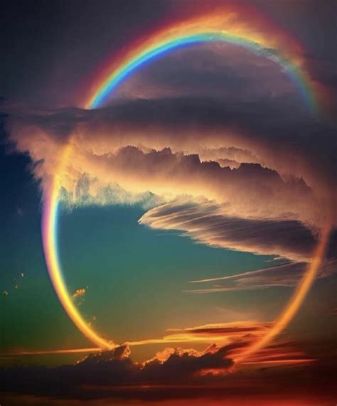 Is this dreamy viral full circle rainbow photo real? - Slaylebrity