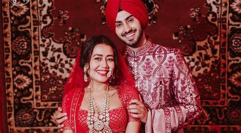 Neha Kakkar-Rohanpreet wedding: The couple looks picture perfect in red | Fashion News - The ...