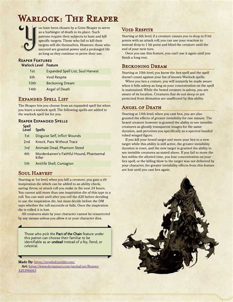 100 Warlock Patrons Ideas In 2021 Dnd Classes Dnd 5e Homebrew | Images ...