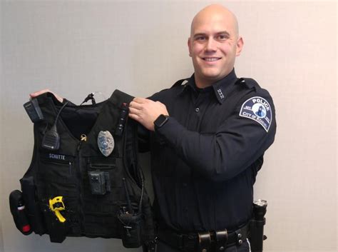 New Kearney Police Department vests allow officers to take weight off lower bodies