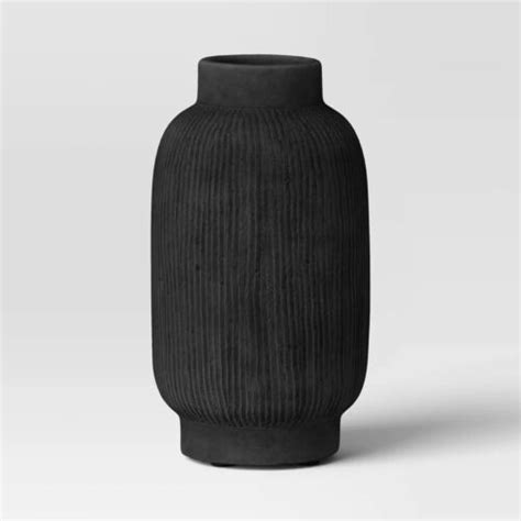 Tall Ceramic Vase Black - Threshold™ | eBay