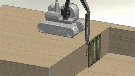 Shortek - Excavation Shoring Detail Video - YouTube