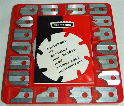 Craftsman 9-32003 Molding Head Cutter Saw Blade Complete 18 pc Set in Orig Case