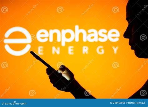 May 30, 2022, Brazil. in this Photo Illustration, the Enphase Energy Logo is Seen in the ...