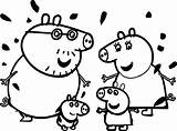 Funny Peppa Pig Coloring Page  Wecoloringpagecom sketch template