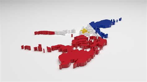 3d philippines flag model